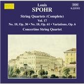 Moscow Philharmonic Concertino String Quartet - String Quartets Vol 17 (Nos. 10 And 18, Variations (CD)