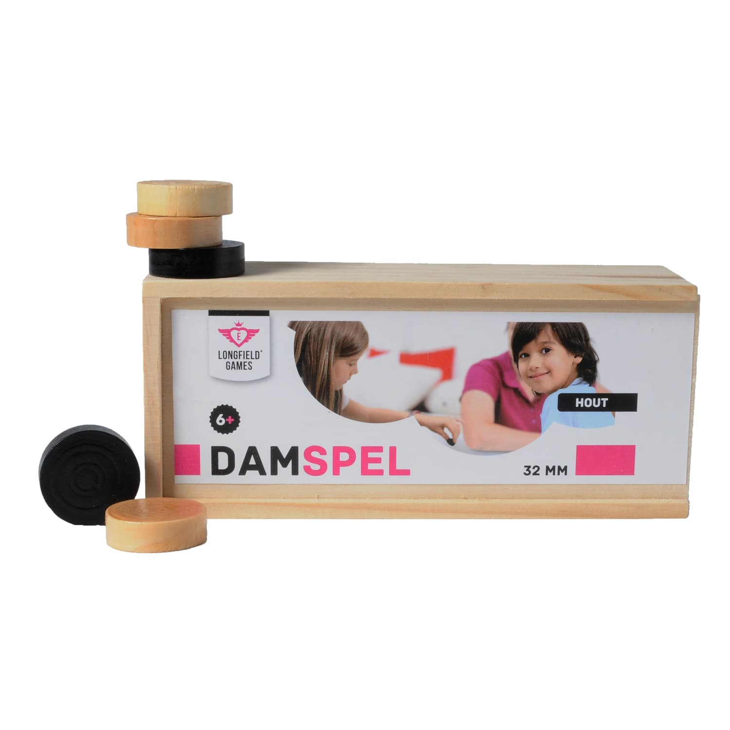 Damstenen in kistje 30mm