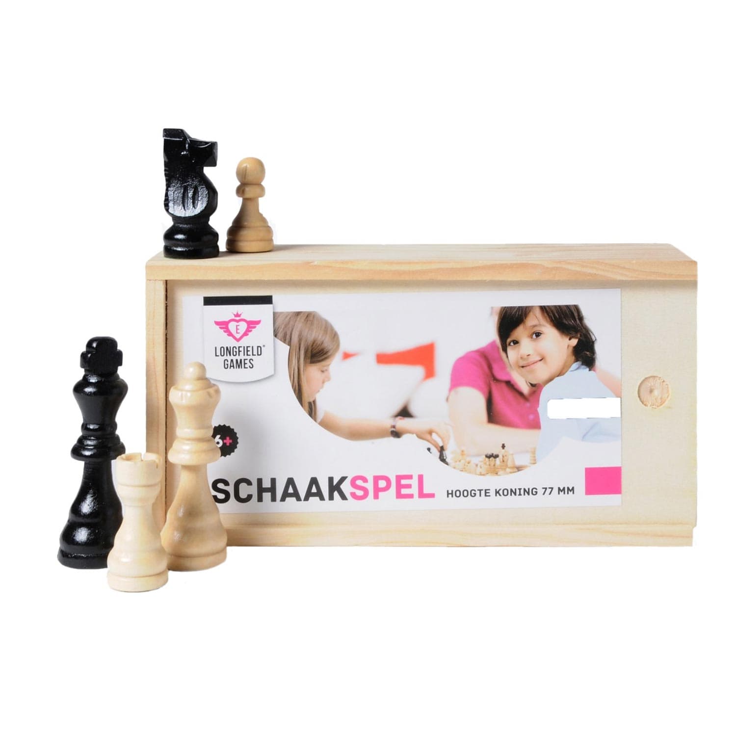 Schaakstukken Koningshoogte 77 mm