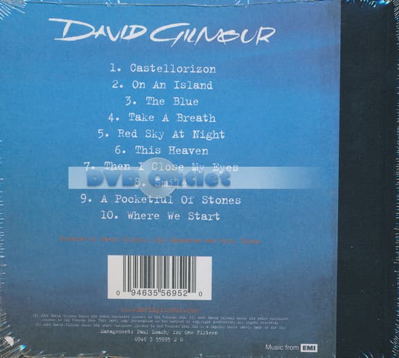 David Gilmour - On An Island (CD)