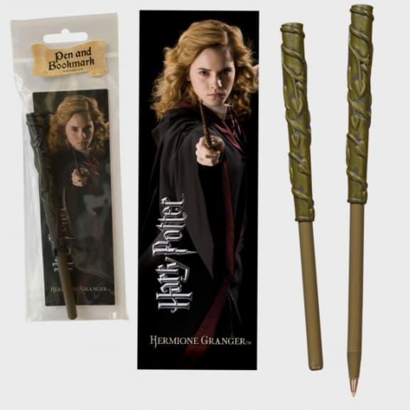 Stylo Baguette Et Marque-page Hermione