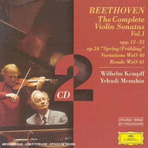 Wilhelm Kempff, Yehudi Menuhin - Beethoven: The Complete Violin Sonatas Vol.I (2 CD)