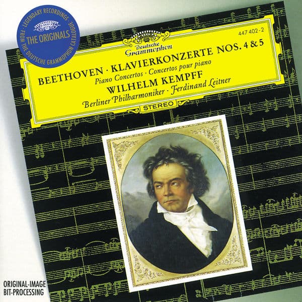 Wilhelm Kempff, Berliner Philharmoniker, Ferdinand Leitner - Beethoven: Piano Concertos Nos.4 & 5 (CD)