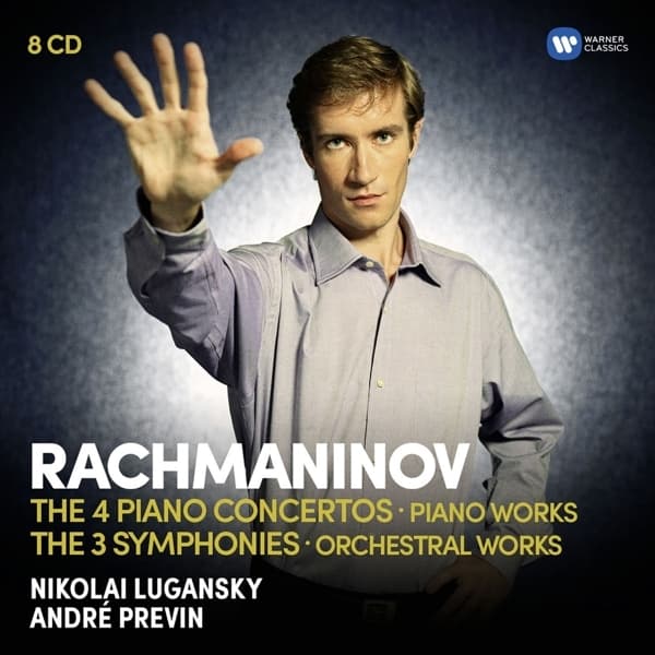 Nikolai Lugansky, André Previn - Rachmaninov: The 4 Piano Concertos | Piano Works | The 3 Symphonies | Orchestral Works (8 CD) (Remastered)