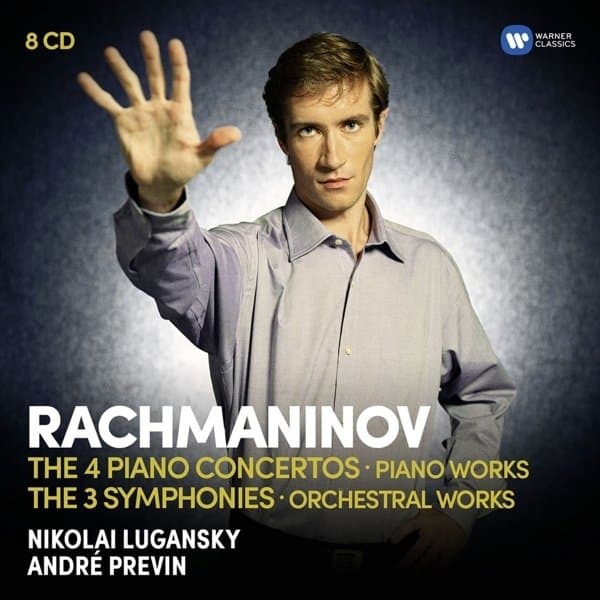 Nikolai Lugansky, André Previn - Rachmaninov: The 4 Piano Concertos | Piano Works | The 3 Symphonies | Orchestral Works (8 CD) (Remastered)