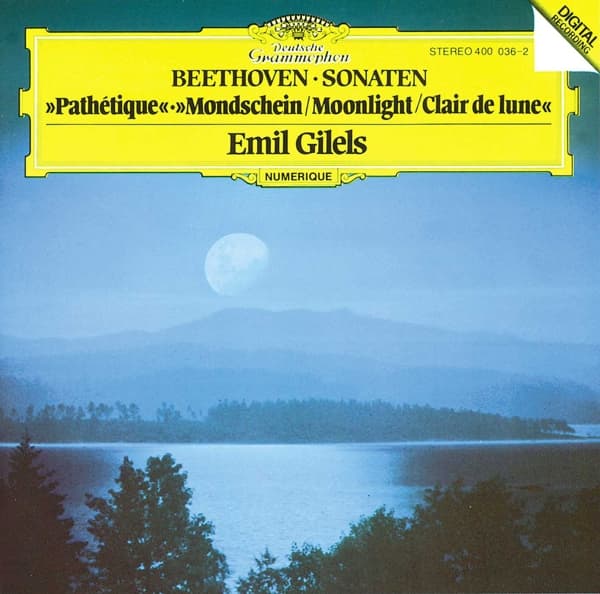 Emil Gilels - Beethoven: Piano Sonatas Nos.8 Pathétique, 13 & (CD)
