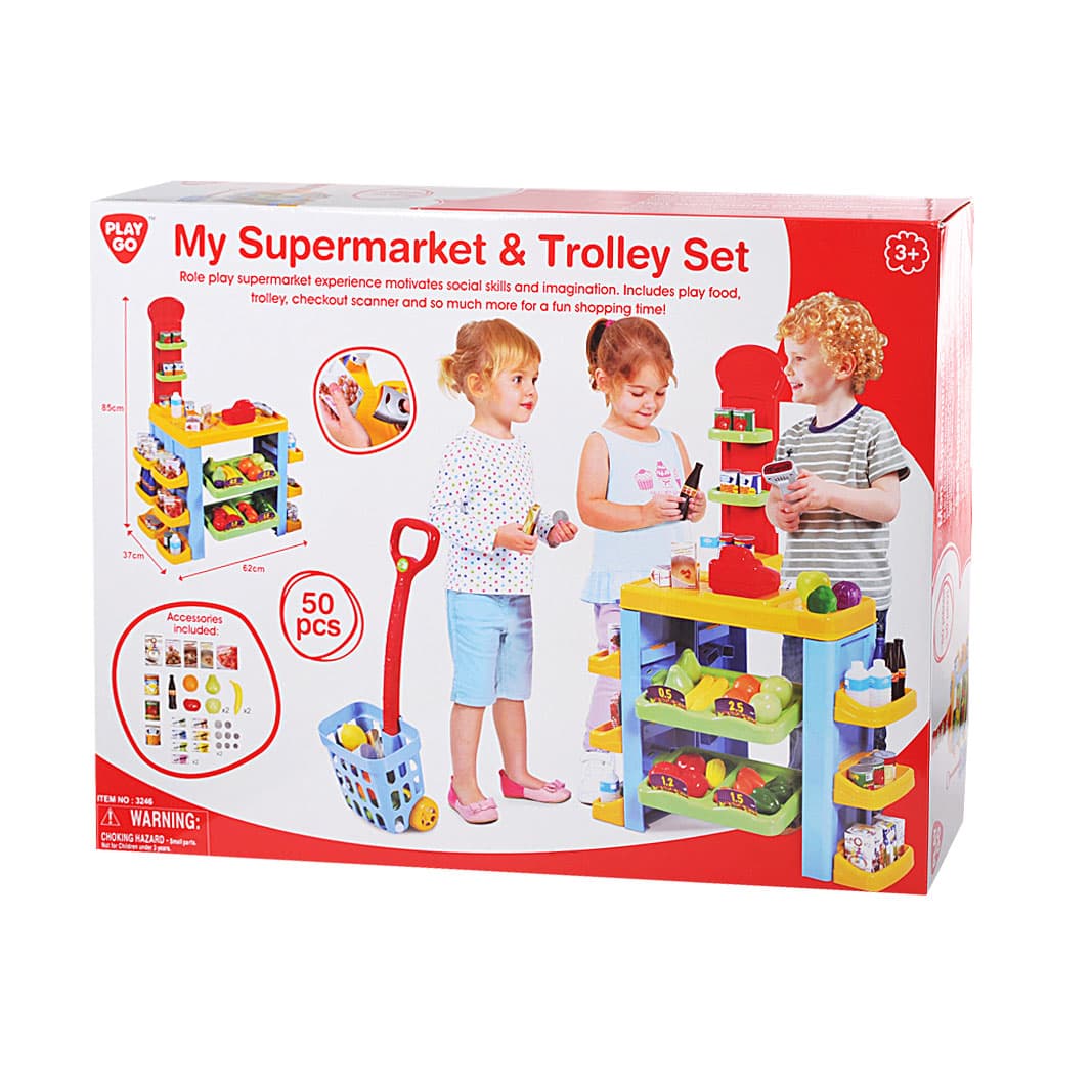 Playgo Supermarkt & Trolley Set
