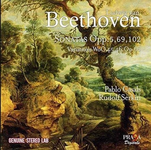 Pablo Casals, Rudolf Serkin - Beethoven: Sonatas Opp.5, 69, 102, Variations WoO.45, 46, Op.66 (2 CD) (Remastered)
