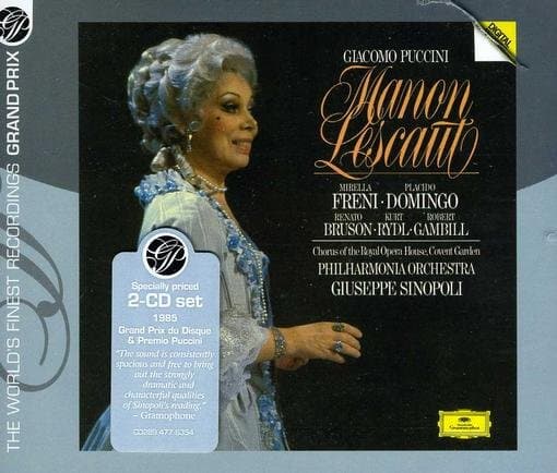 Mirella Freni, Plácido Domingo, Choral Of The Royal Opera House - Puccini: Manon Lescaut (2 CD)