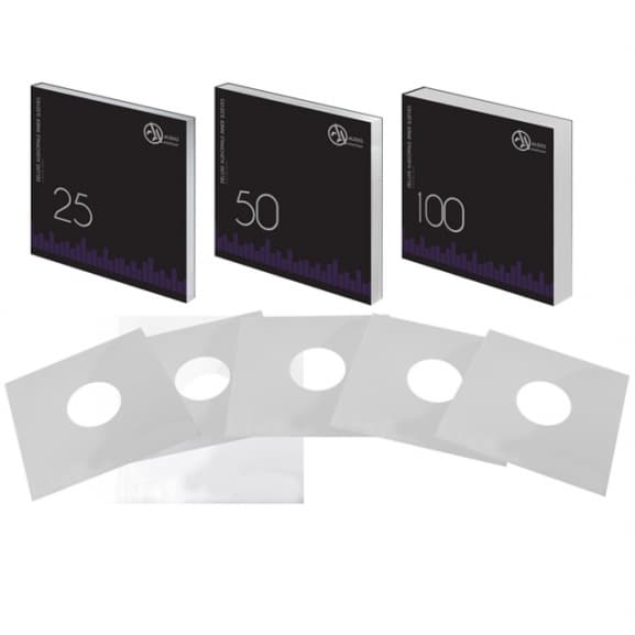 Music Protection - 100 X 12" Deluxe Audiophile Antistatic Inner Sleeves White (AVACC)