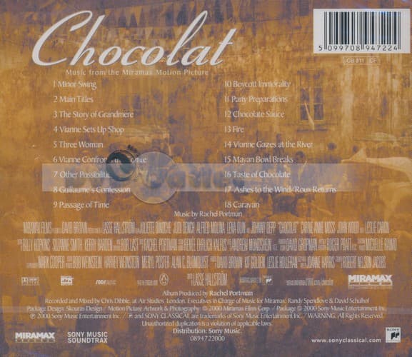 Rachel Portman - Chocolat (CD)