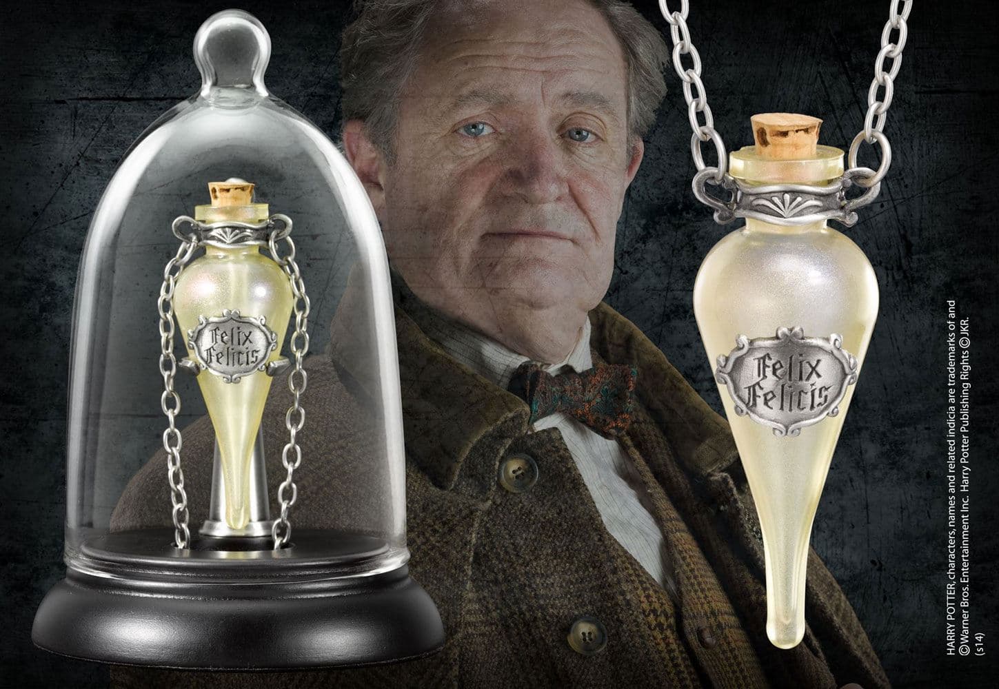 Harry Potter - Felix Felicis Pendant And Display (Merchandise Collectible)