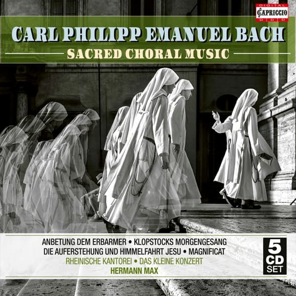 Rheinische Kantorei, Das Kleine Konzert, Hermann Max - C.P.E. Bach: Sacred Choral Music (5 CD)