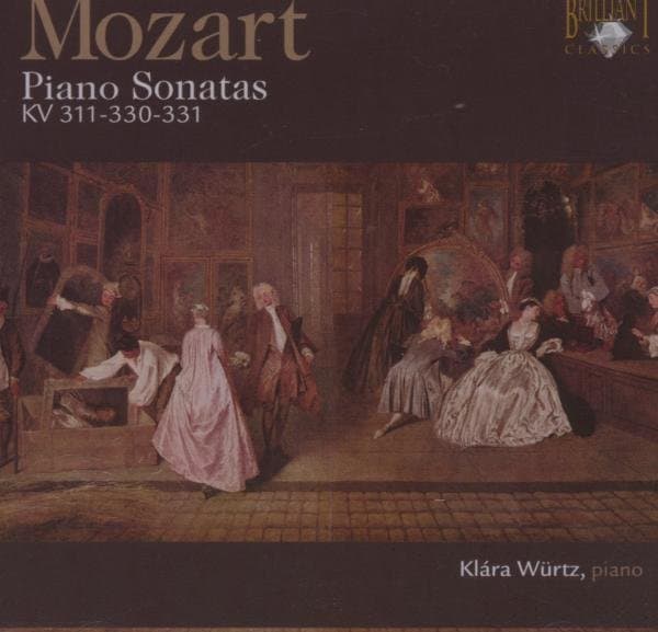 Klára Würtz - Mozart: Piano Sonates Kv 311-330-331 (CD)