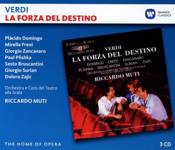 Placido Domingo, Mirella Freni, Giorgio Zancanaro, Paul Plishka, Sesto Bruscantini, Giorgio Surian, Dolora Zajick, Riccardo Muti - Verdi: La Forza Del Destino (3 CD)