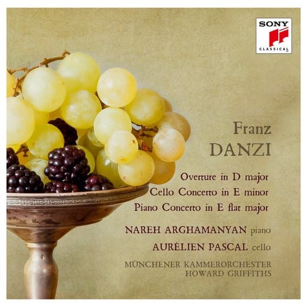 Nareh Arghamanyan, Aurélien Pascal, Münchener Kammerorchester, Howard Griffiths - Danzi: Overture | Cello Concerto |Piano Concerto (CD)