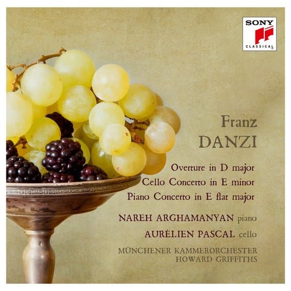 Nareh Arghamanyan, Aurélien Pascal, Münchener Kammerorchester, Howard Griffiths - Danzi: Overture | Cello Concerto |Piano Concerto (CD)