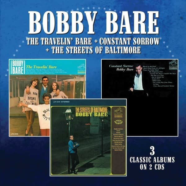 Bobby Bare - The Travelin' Bare | Constant Sorrow | The Streets Of Baltimore (2 CD)