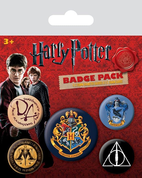 Harry Potter Hogwarts Badge Packs