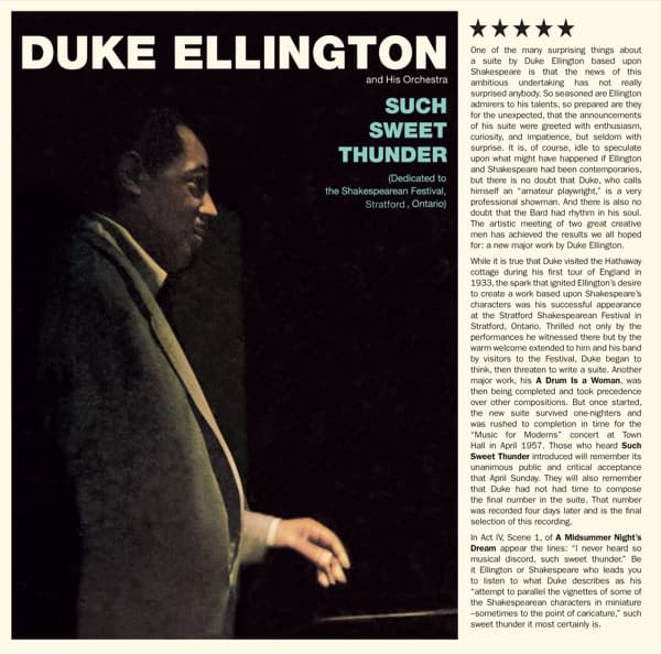 Duke Ellington And His Orchestra - Such Sweet Thunder (CD) (Limited Edition) (Remastered)