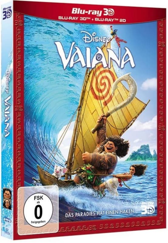 Br Vaiana 3d (inkl. 2d) (2discs)