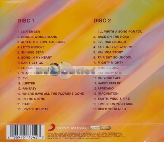 Earth, Wind & Fire - Boogie Wonderland: The Best Of Earth, Wind & Fire (2 CD)