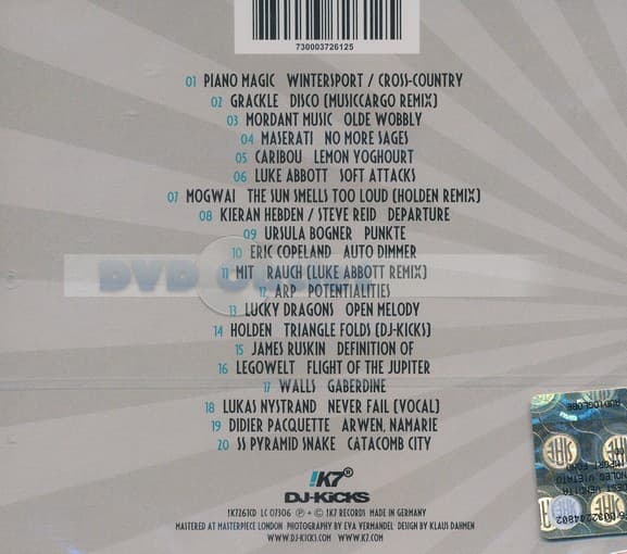 James Holden - Dj-Kicks (CD)