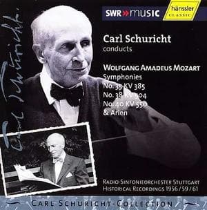 Radio-Sinfonieorchester Stuttgart, Carl Schuricht - Mozart: Symphonies Nos.35, 38, 40 & arien (CD) (Remastered)