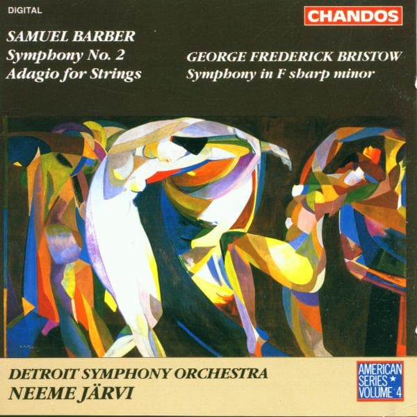 Detroit Symphony Orchestra, Neeme Järvi - Barber: Symphony No 2 | Bristow: Symphony in F (CD)