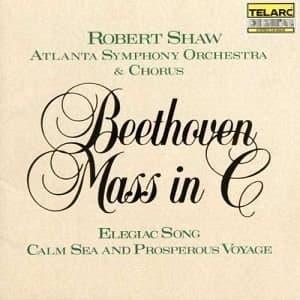Atlanta Symphony Orchestra & Chorus, Robert Shaw - Beethoven: Mass In C Major / Elegiac Song (CD)