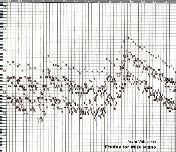 László Vidovszky - Études For Midi Piano (CD)