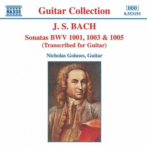 Nicholas Goluses - J.S. Bach: Sonatas For Guitar (CD)