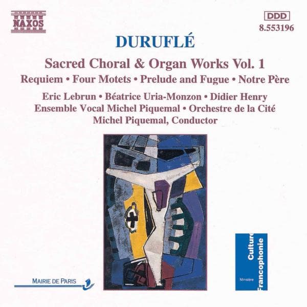 Ensemble Vocal Michel Piquemal - Duruflé: Sacred Choral & Organ Works 1 (CD)