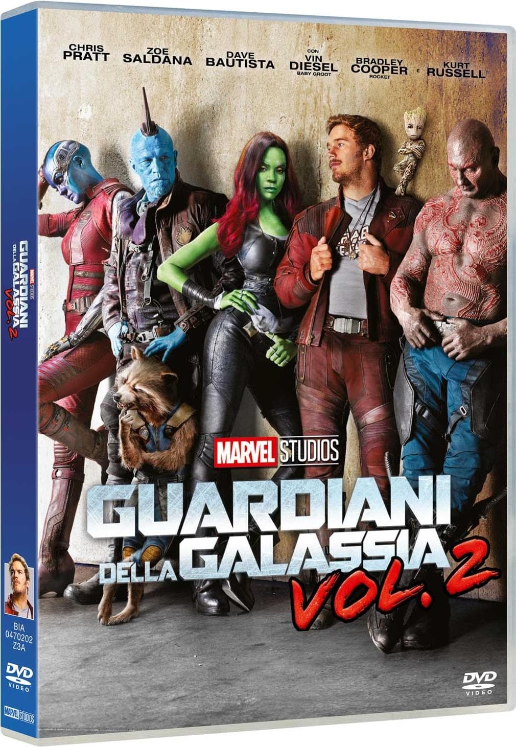 Pratt,saldana,bautista,vin Diesel,cooper,rooker,gillan,klementieff,stallone,russ - Guardiani Della Galassia Vol.2