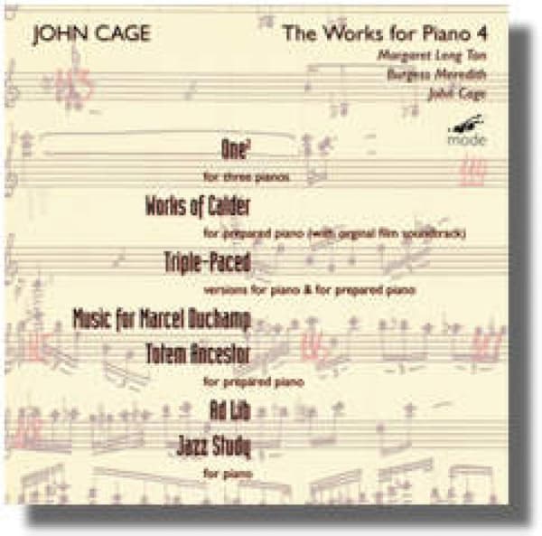 Burgess Meredith, John Cage, Margaret Leng Tan - Cage: The Works For Piano 4 (CD)
