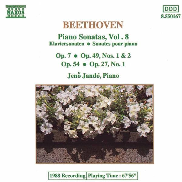 Jeno Jandó - Beethoven: Piano Sonatas 8 (CD)