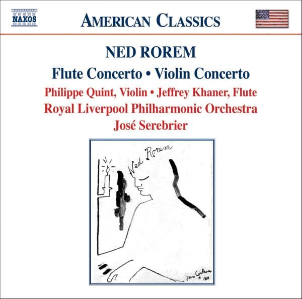 Philippe Quint, Jeffrey Khaner, Rohal Liverpool Philharmonic Orchestra, José Serebrier - Rorem: Flute Concerto | Violin Concerto (CD)