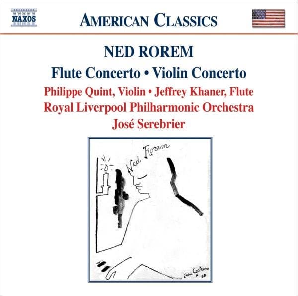 Philippe Quint, Jeffrey Khaner, Rohal Liverpool Philharmonic Orchestra, José Serebrier - Rorem: Flute Concerto | Violin Concerto (CD)