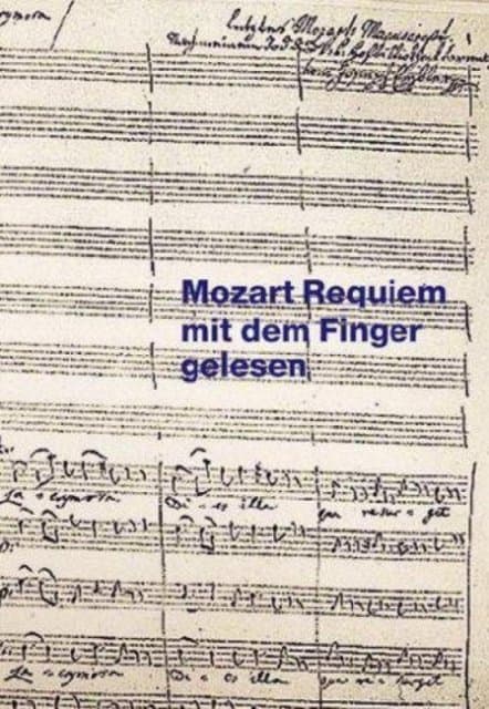 Syberberg,hans-j?rgen - Mozart Requiem Mit Dem Finger Gelesen