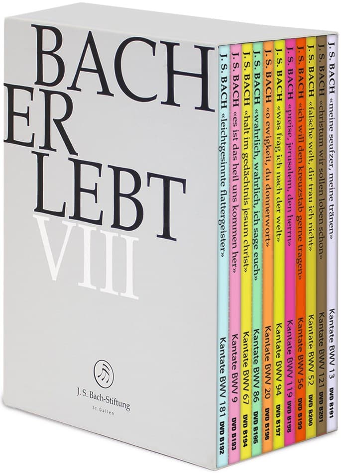Chor & Orchester Der J.S. Bach-Stiftung, Rudolf Lutz - J.S. Bach: Bach Erlebt VIII (11 DVD)