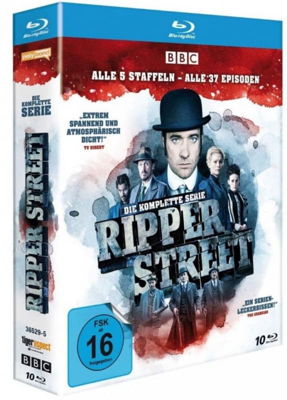 Macfadyen,matthew/flynn,jerome/rothenberg,adam/+ - Ripper Street-die Komplette Serie