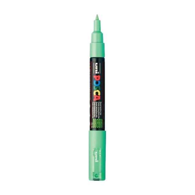 Uni Posca Verfmarker 1MC Lichtgroen - Conische punt - 1 mm