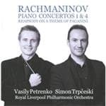Simon Trpceski, Royal Liverpool Philharmonic Orchestra, Vasily Petrenko - Rachmaninov: Piano Concertos 1 & 4 | Rhapsody On A Theme By Paganini (CD)