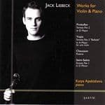 Jack Liebeck - Works For Violin & Piano