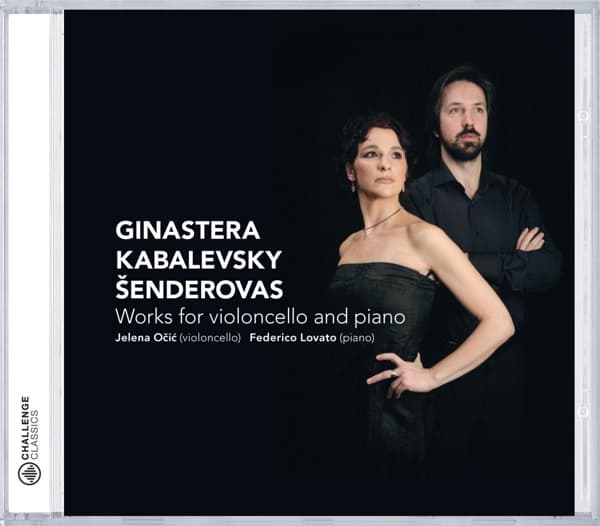 Jelena Ocic & Federico Lovato - Ginastera, Kabalewsky And Senderovas: Works For Violoncello And Piano (CD)