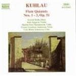 Eyvind Rafn, Kim Sjøgren, Bjarne Boie Rasmussen, Georg S. Andersen, Lars Holm Johansen - Kuhlau: Flute Quintets Nos. 1 - 3, Op. 51 (CD)