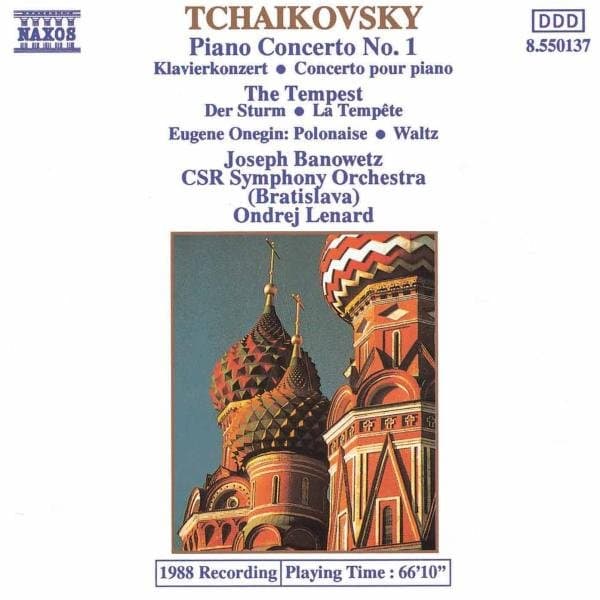 Joseph Banowetz, CSR Symphony Orchestra, Ondrej Lenard - Tchaikovsky: Piano Concerto No. 1 Tempest (CD)