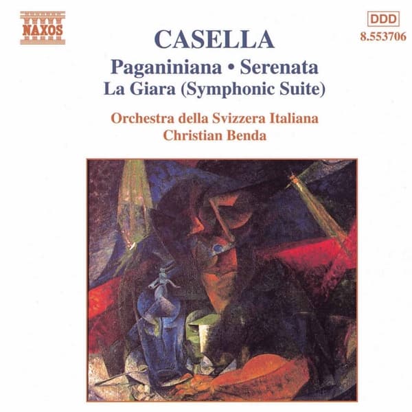 Orchestra Della Svizzera Italiana Lugano, Christian Benda - Casella : Paganiniana | Divertimento For Orchestra | Serenata | La Giara (CD)