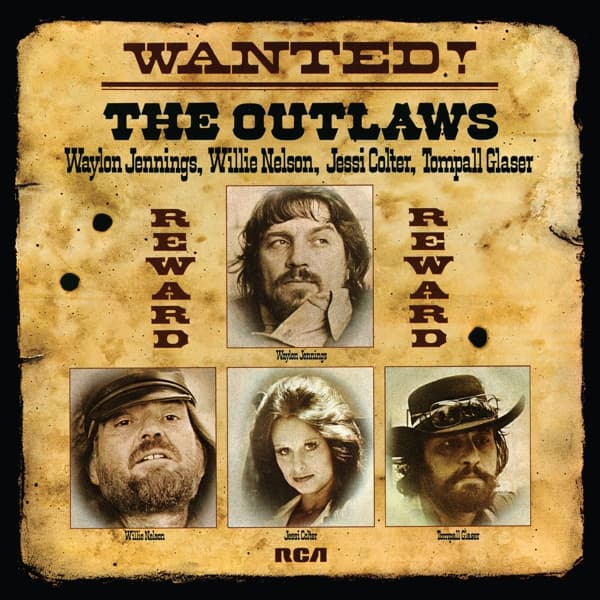 Jennings, Waylon, Willie Nelson - Wanted! The Outlaws (LP)