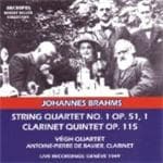Antoine-Pierre De Ba Vegh Quartett - Brahms: Quartet No. 1 And Clarine